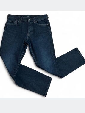 NWOT Everlane Mens Uniform The Slim Dark Wash Denim Jeans Size 31 x 30